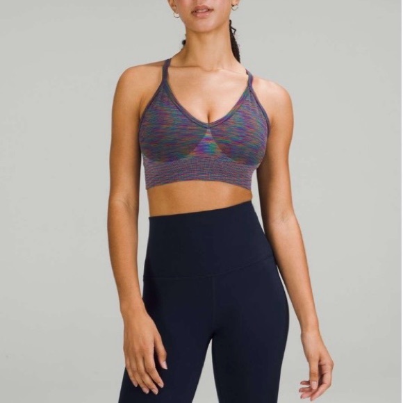 Lululemon Ebb to Street Bra Light Support, C/D Cup
Rainbow Multi / Black 4 - Picture 3 of 9